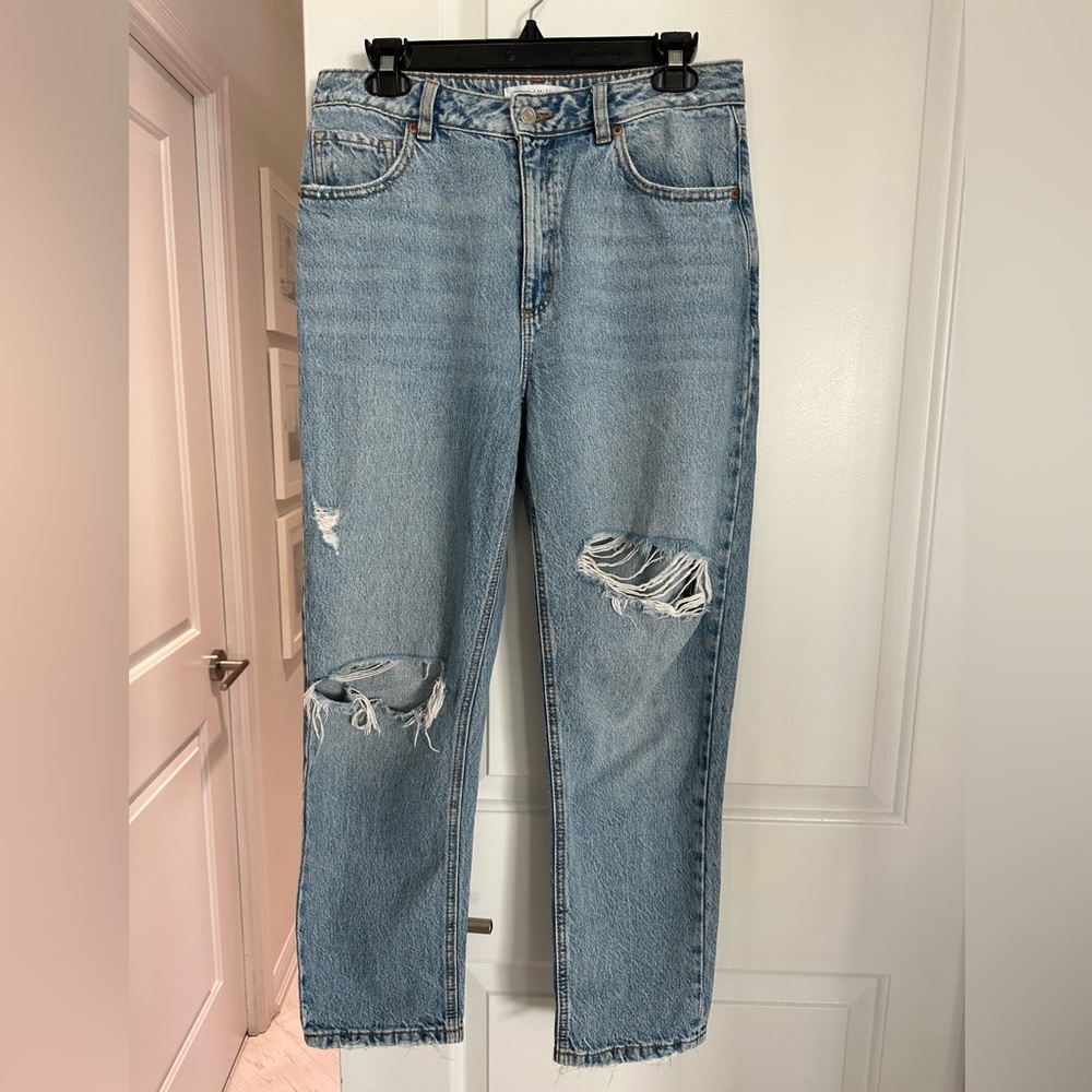 Dynamite Light Blue Straight Leg Jeans